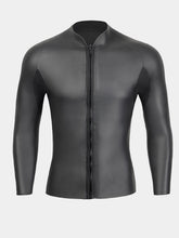 WESLIMT Mens 3MM Long Sleeve Wetsuit Top Jacket